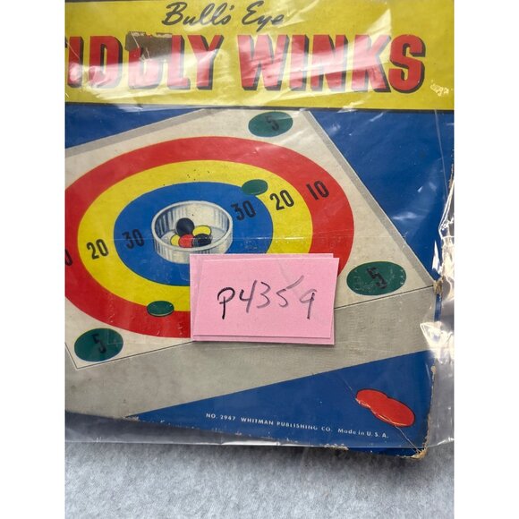 Bulls Eye Tiddly Winks Game Whitman Publishing Co. 1969 - Picture 15 of 15